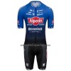 Set Fietsshirt + Korte Koersbroek 2022 Ronde van Frankrijk Alpecin Deceuninck Blauw